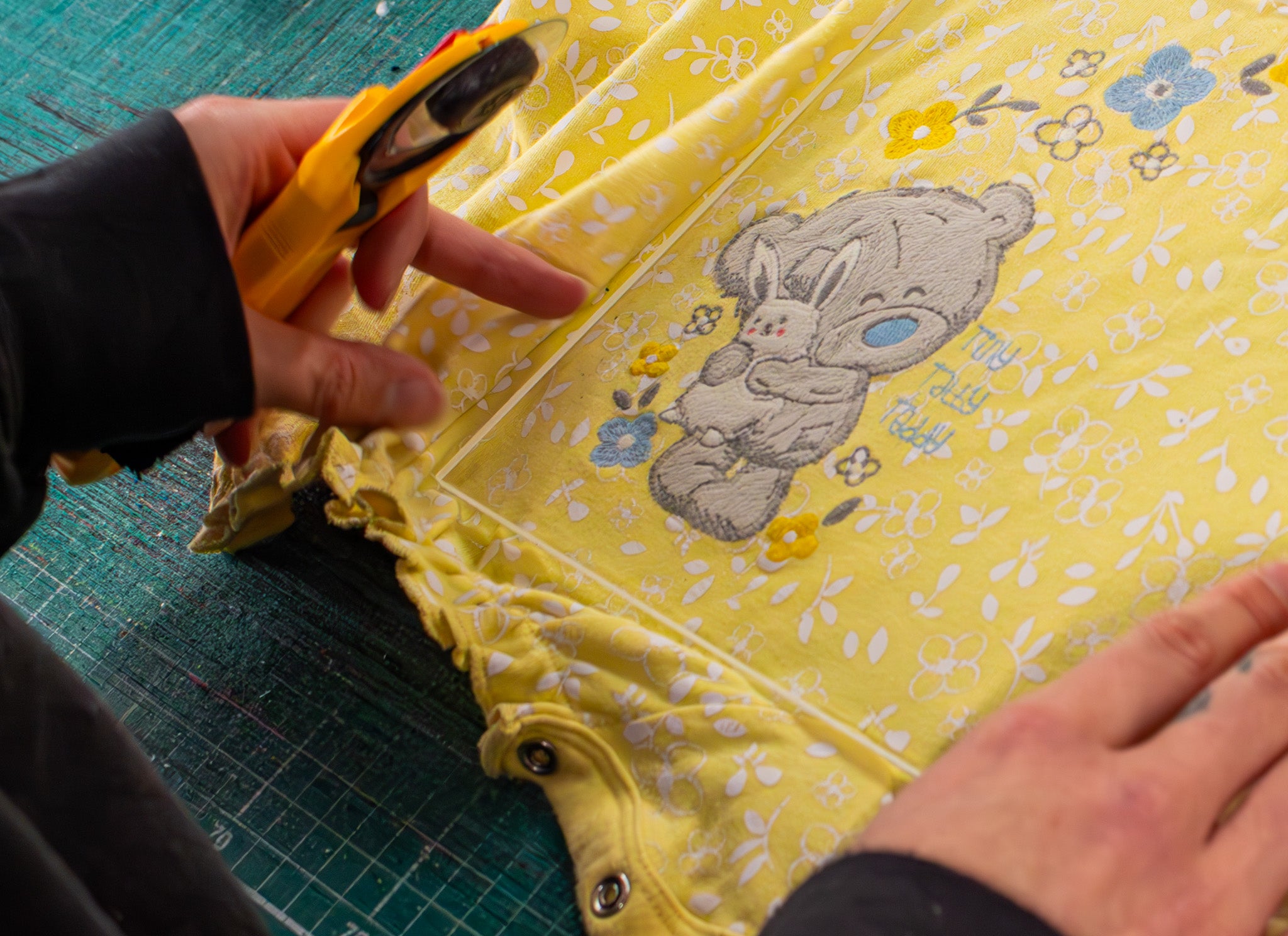 Load video: Video showing we make baby memory blankets